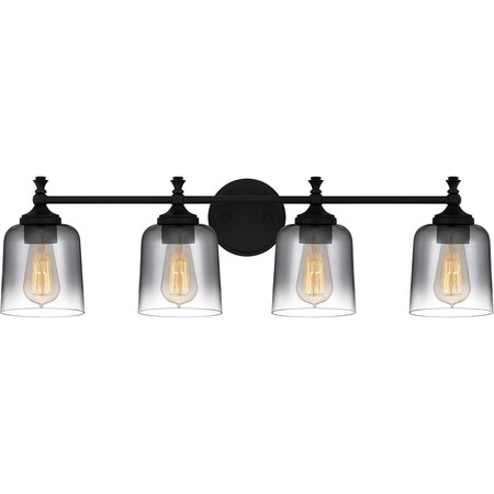 Quoizel Jenson Bath 4 Lights Matte Black JEN8631MBK